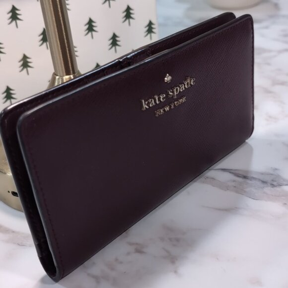 Kate Spade Mulled Wine Stacy Wallet - Picture 3 of 9